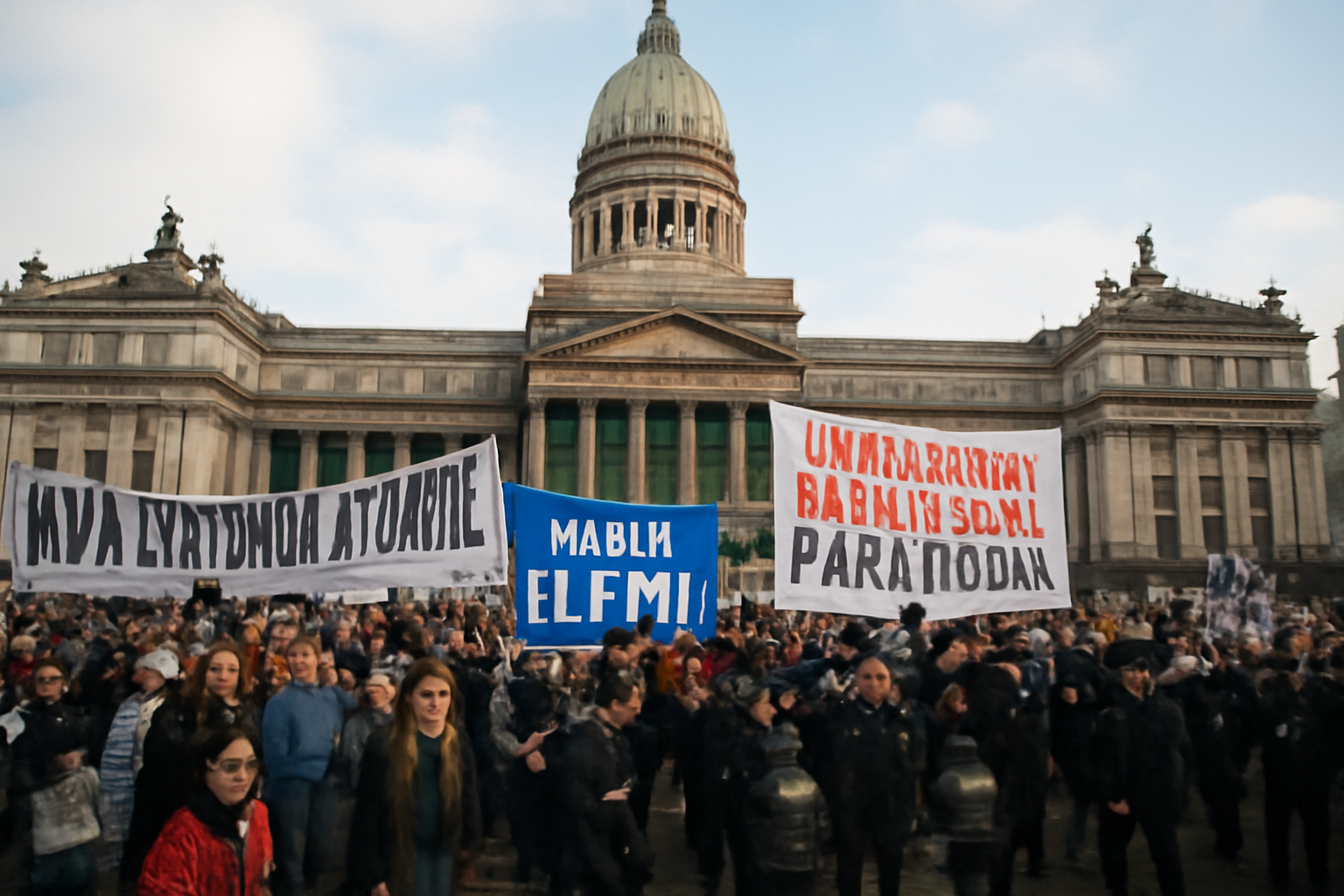 Audiencia en Diputados por la reforma de la Ley de Glaciares continúa entre protestas