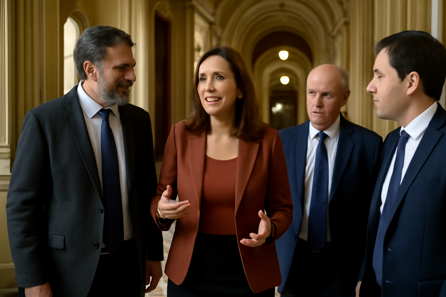 Karina Milei se reunió con Martín Menem y diputados de La Libertad Avanza en el Congreso