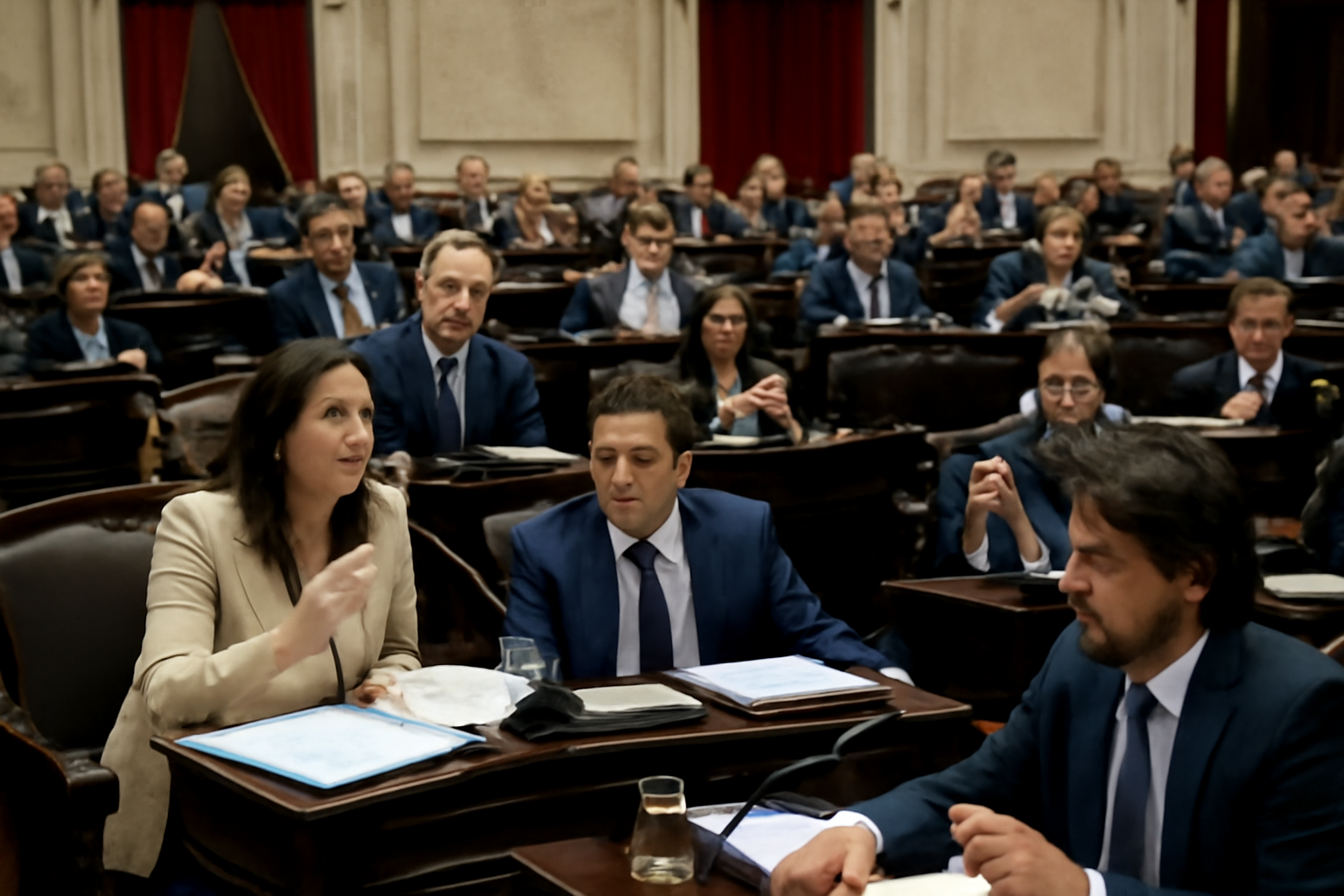 La controversia por el apoyo de Milei a EE. UU. ingresa al Congreso