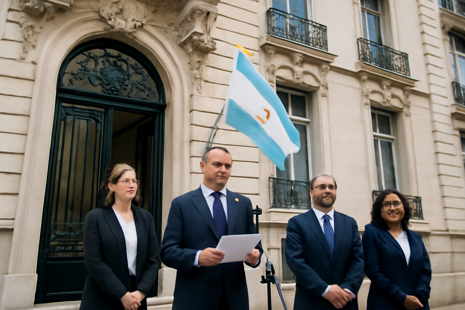 La Embajada de Rusia negó acusaciones de Milei sobre financiamiento a medios