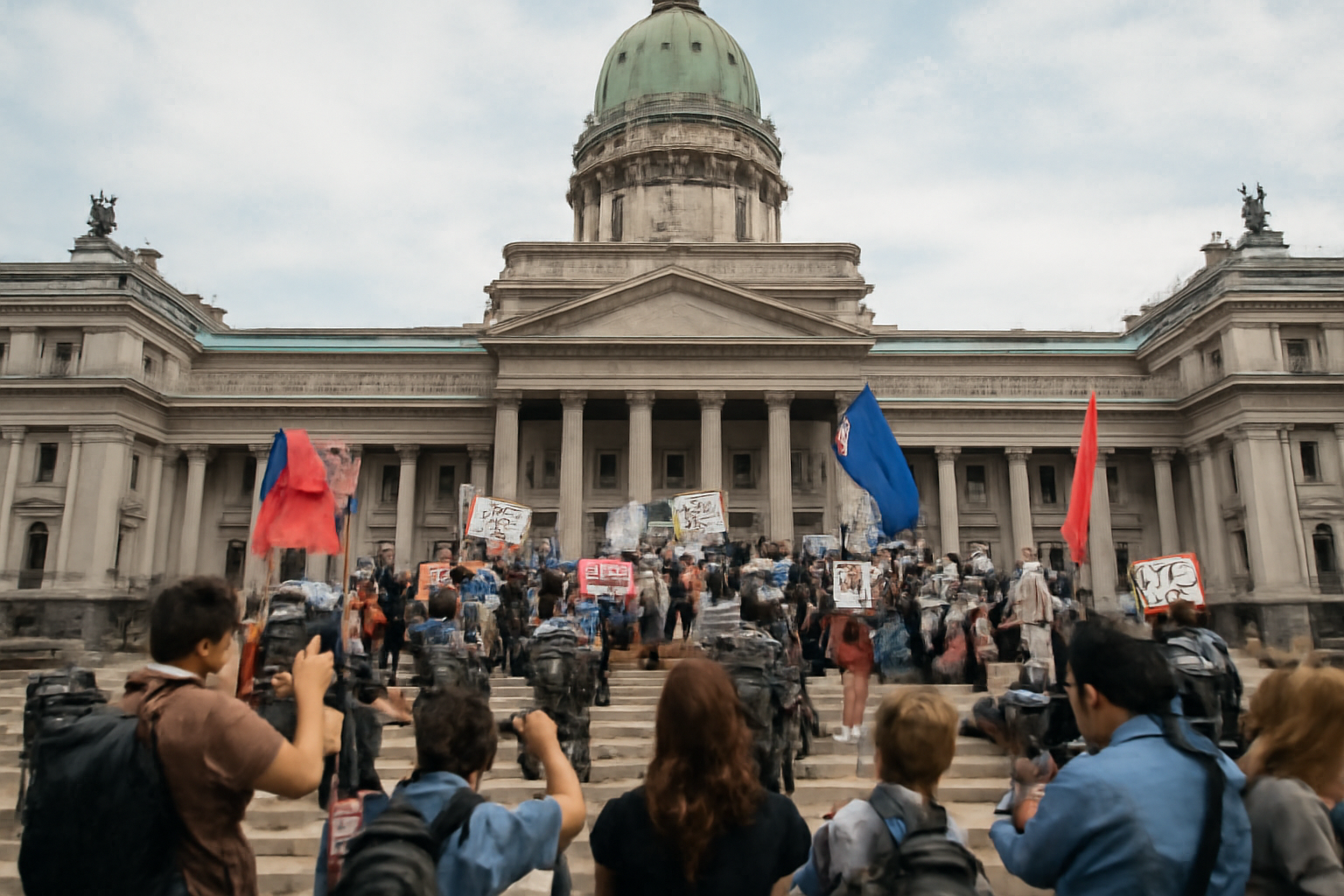 Milei excluye a periodistas acreditados del Congreso de la Apertura de Sesiones