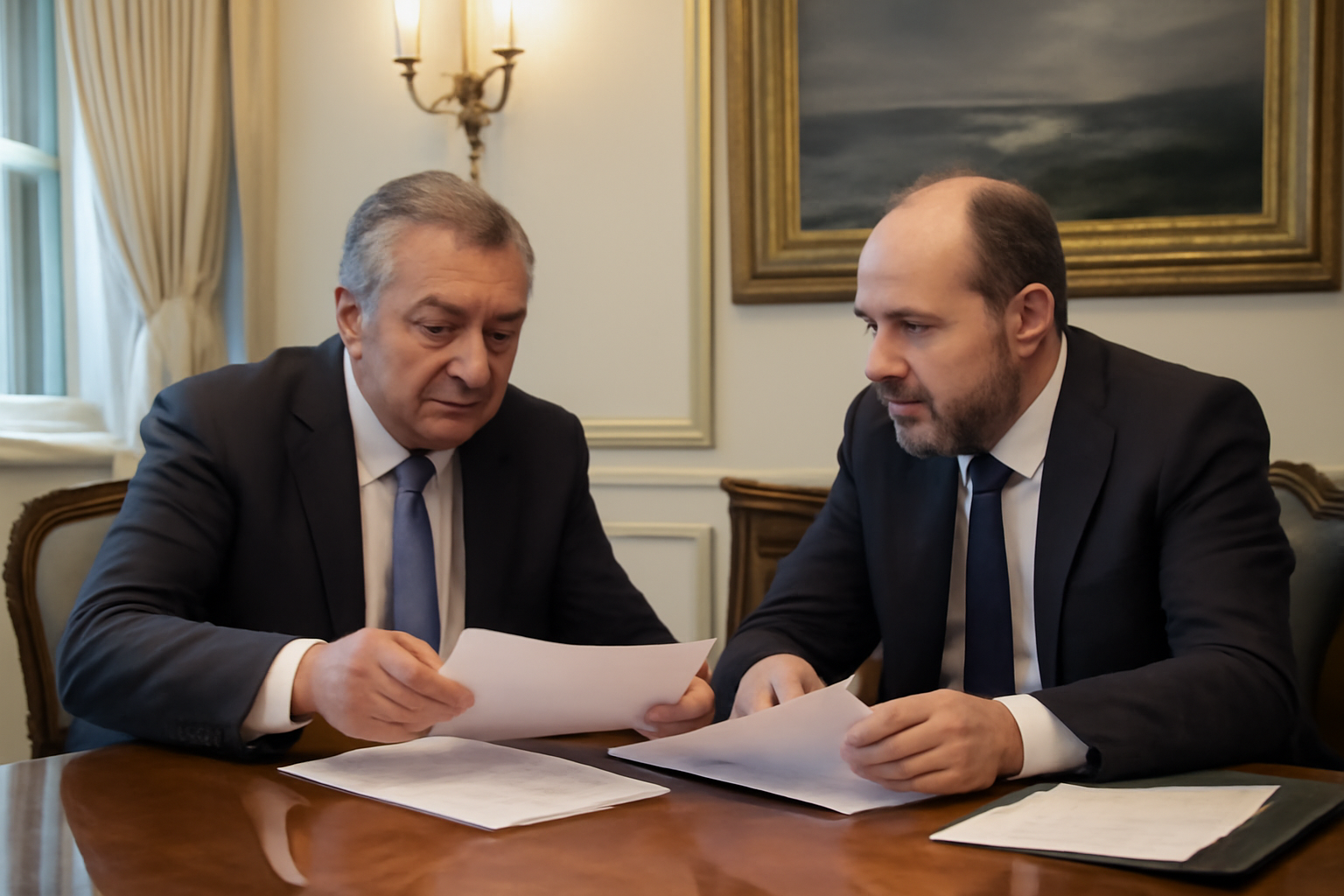 Milei se reunió con Adorni en Olivos para repasar la gestión y proyectos al Congreso
