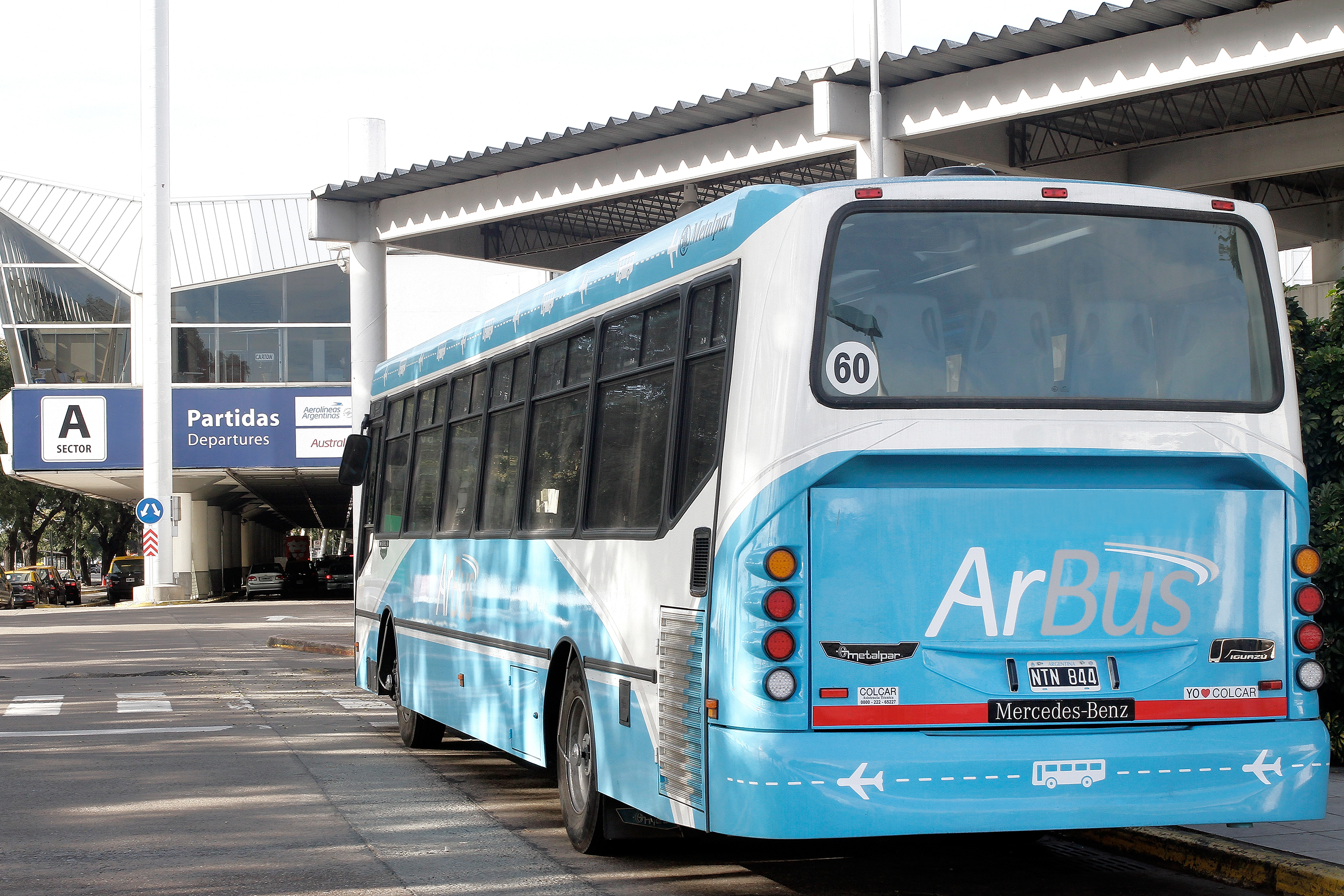 ArBus - Servicio de trransporte tterrestre para pasajeros y empleados del Aeroparque Jorge Newbery