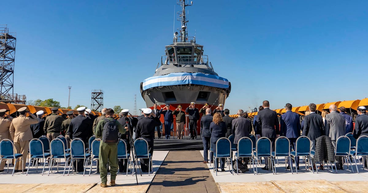 Botadura del ARA Pampero: una señal para la industria naval con condiciones