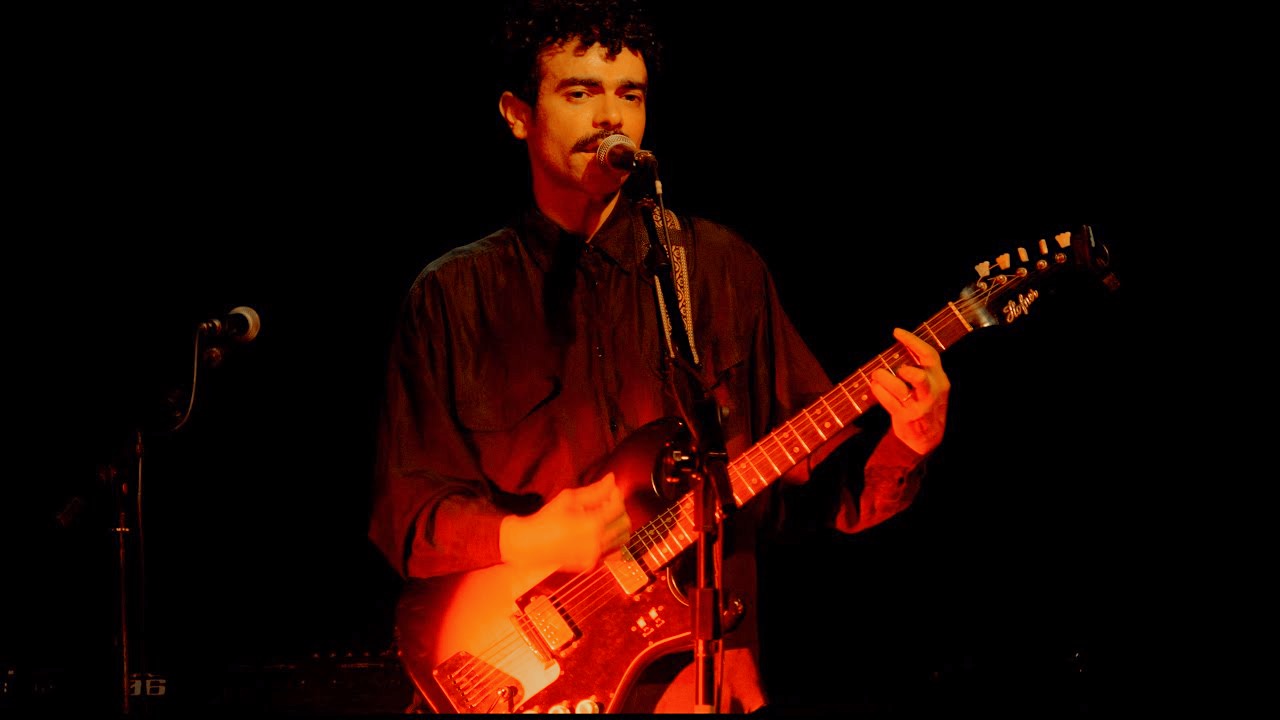 André Ubilla performing live in his Buenos Aires debut, December 2023