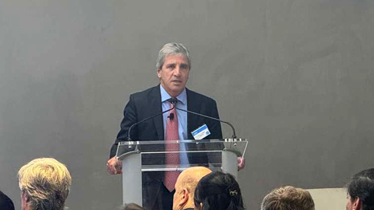 Caputo dijo que no vio el malestar empresario por críticas de Milei