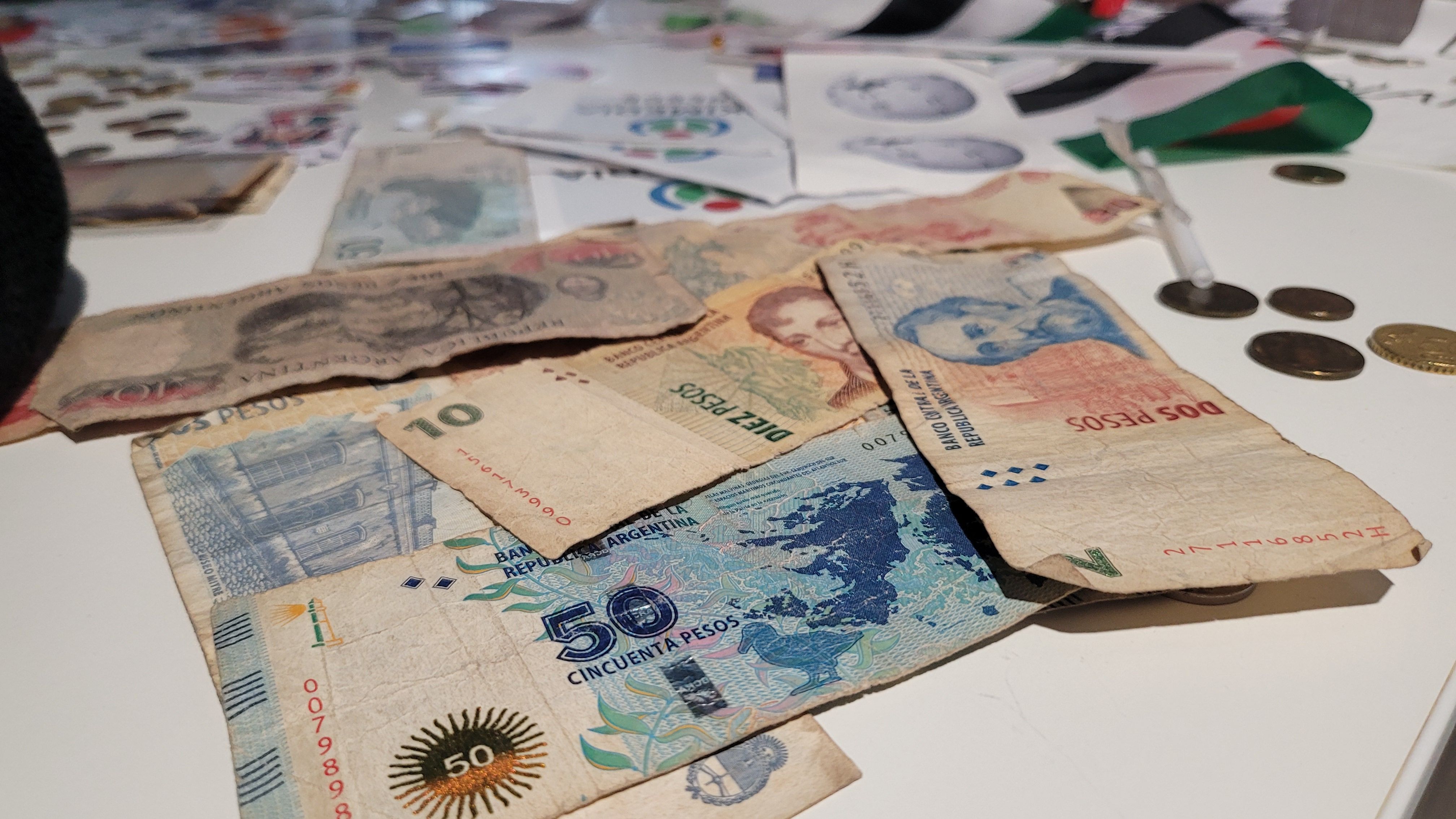 Snacks and souveniors exchange table at Day 1 of Youth Conference 2025