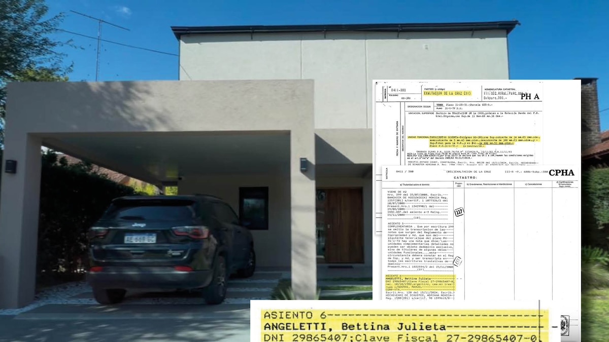 Documentos muestran que la casa en Indio Cua fue comprada por la esposa de Manuel Adorni en 2024