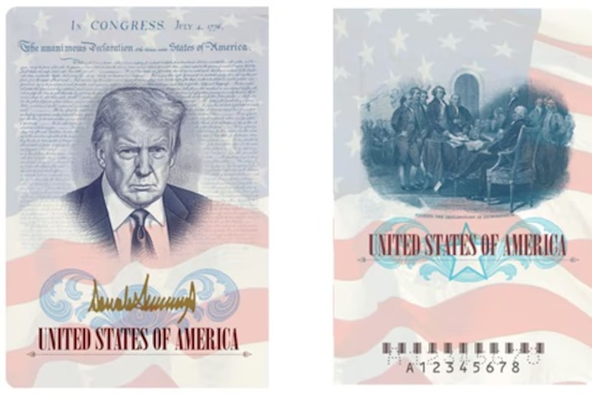 EE.UU. imprimirá pasaportes y monedas con la imagen de Trump en edición conmemorativa