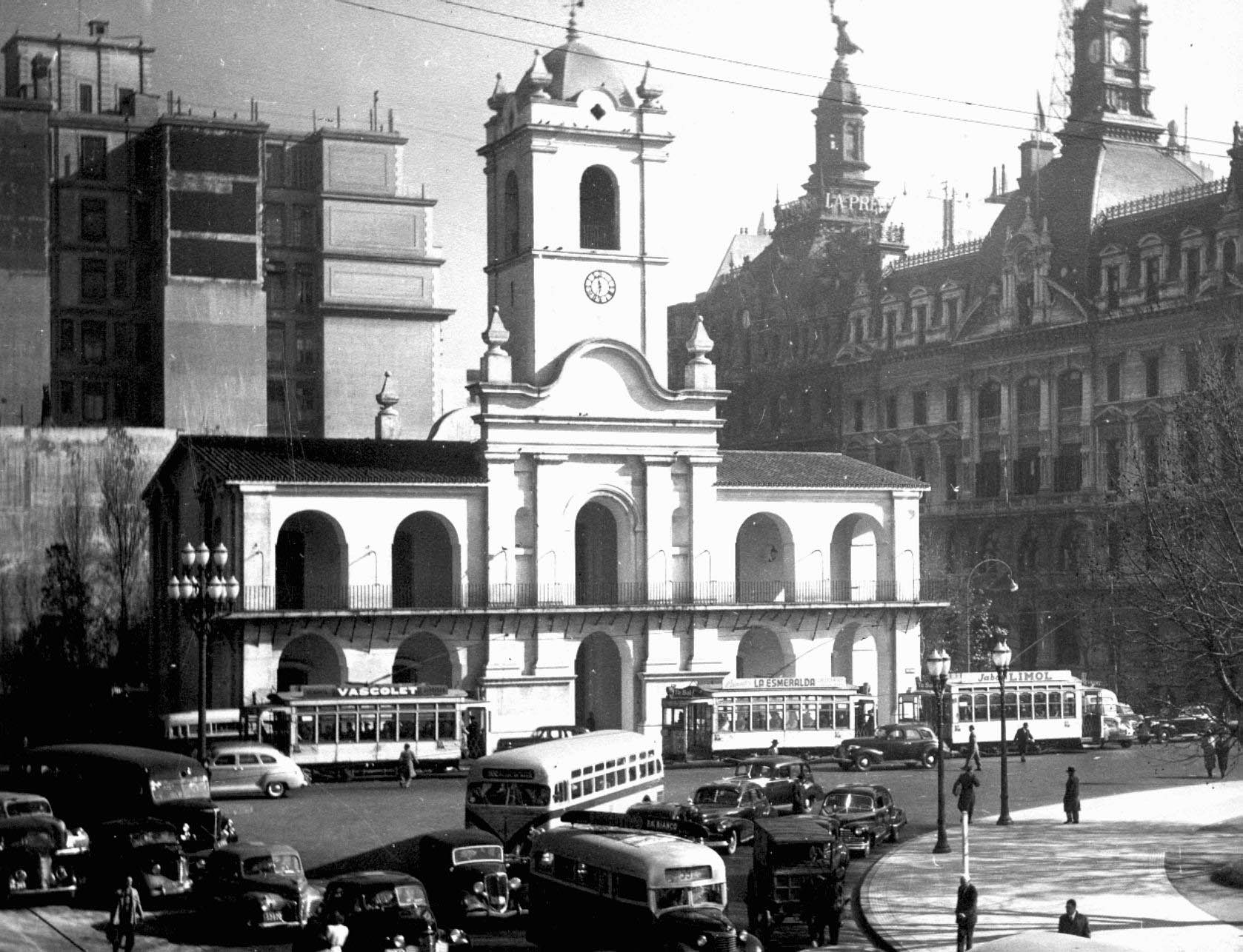 Cabildo de Buenos Aires, ya restaurado.