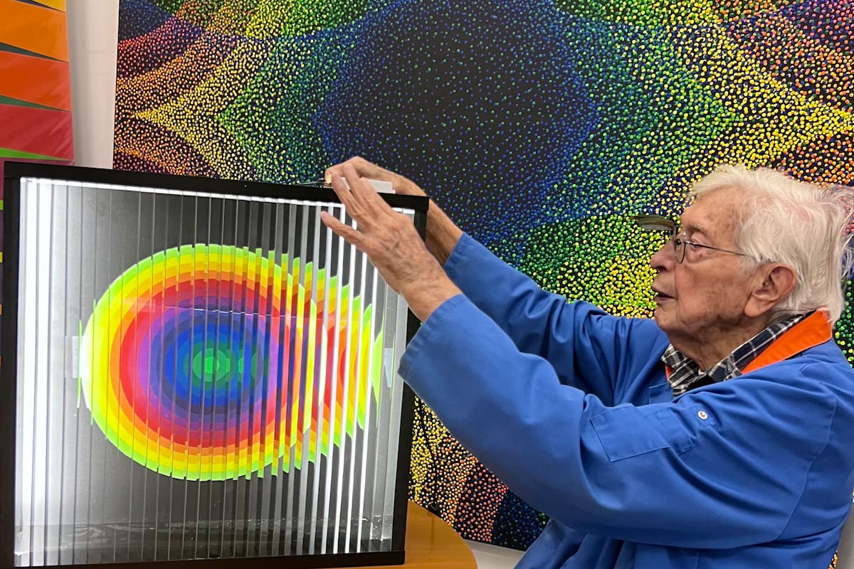 Julio Le Parc: el artista que convirtió a París en un laboratorio de luz
