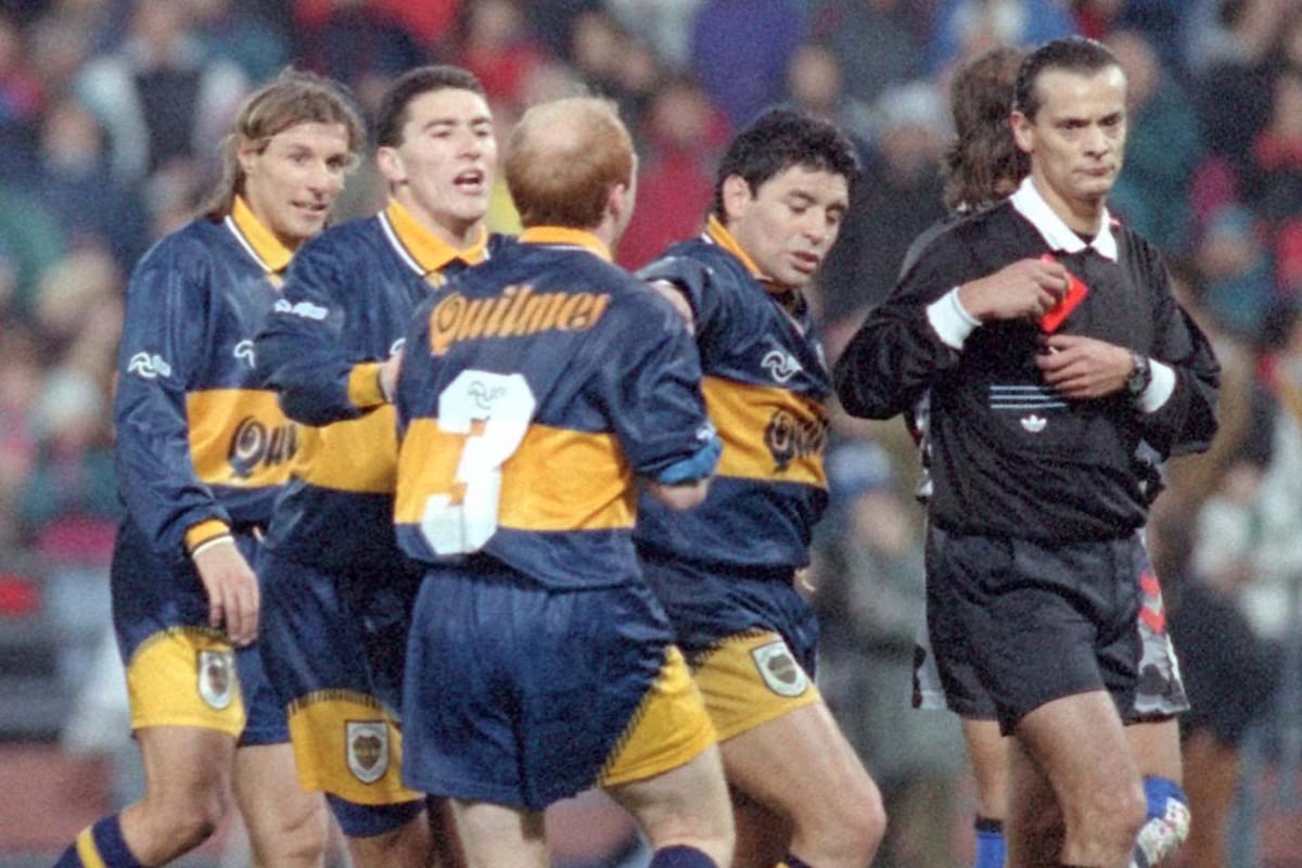 La noche de Vélez-Boca (1996) y la tarjeta que quedó en la memoria