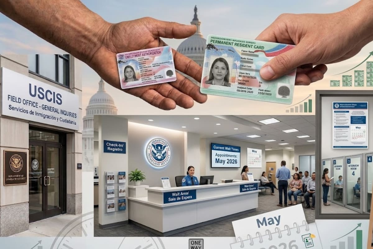 Qué cambia en mayo para las green cards y permisos de trabajo de EE. UU.