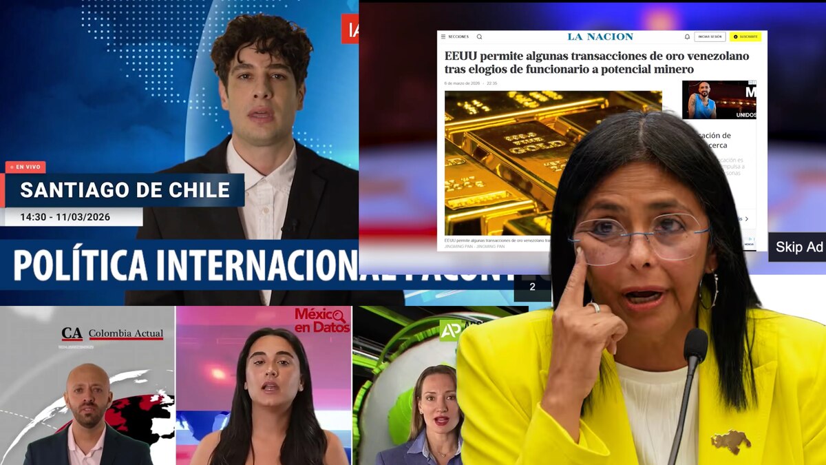 Red de canales desde Argentina difundió propaganda pagada a favor de Delcy Rodríguez