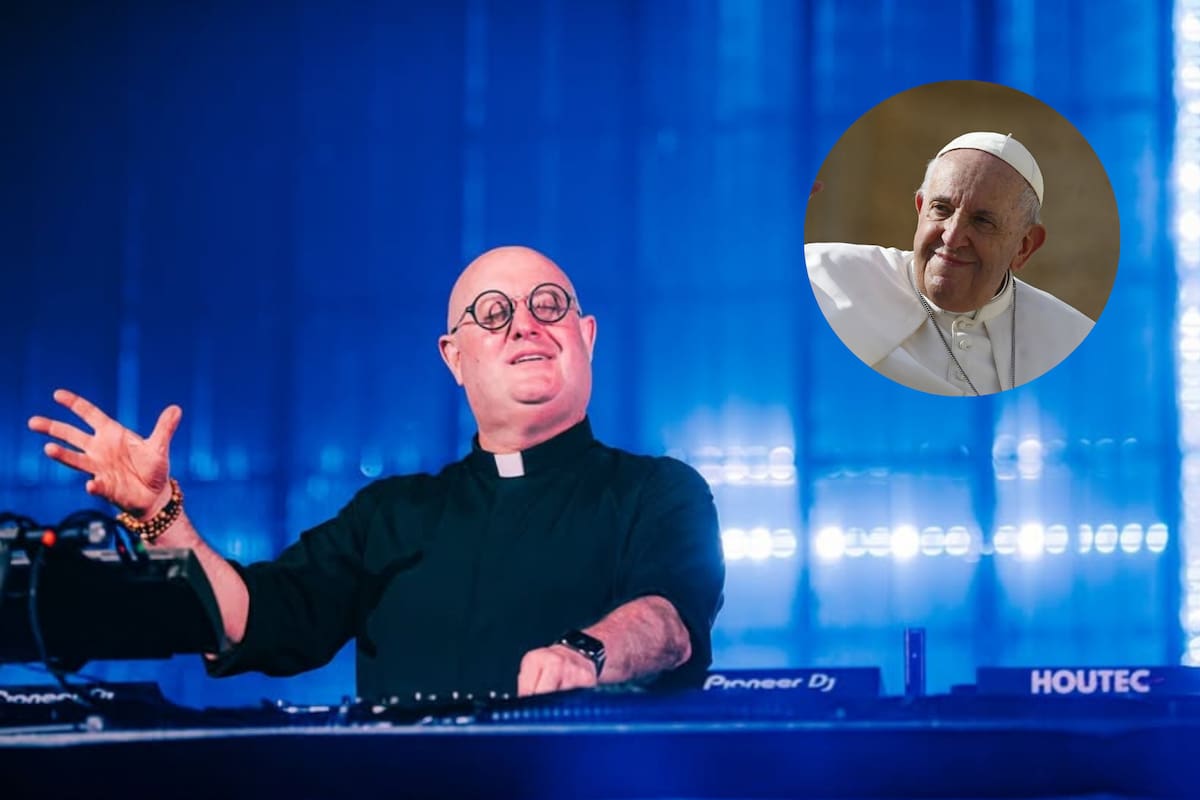 Un DJ sacerdote homenajea al papa Francisco en Plaza de Mayo: música, fe y preguntas públicas